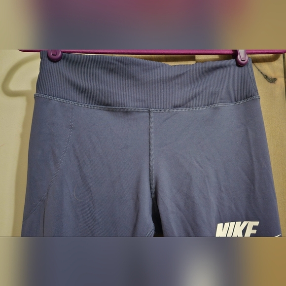 NIKE Fast Womens 7/8 Running jogger Tights Sanded Purple/blue -Size Medium - Picture 7 of 13